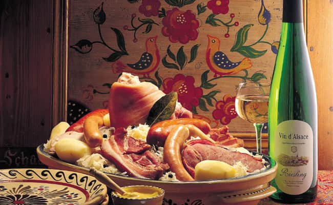 Alsatian食品和酒