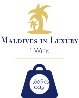 马尔代夫一周长豪假产生1669公斤CO2排放
